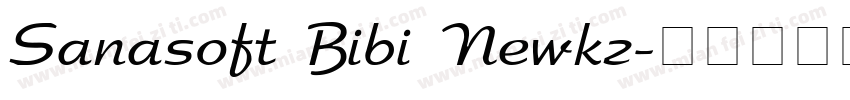 Sanasoft Bibi Newkz字体转换